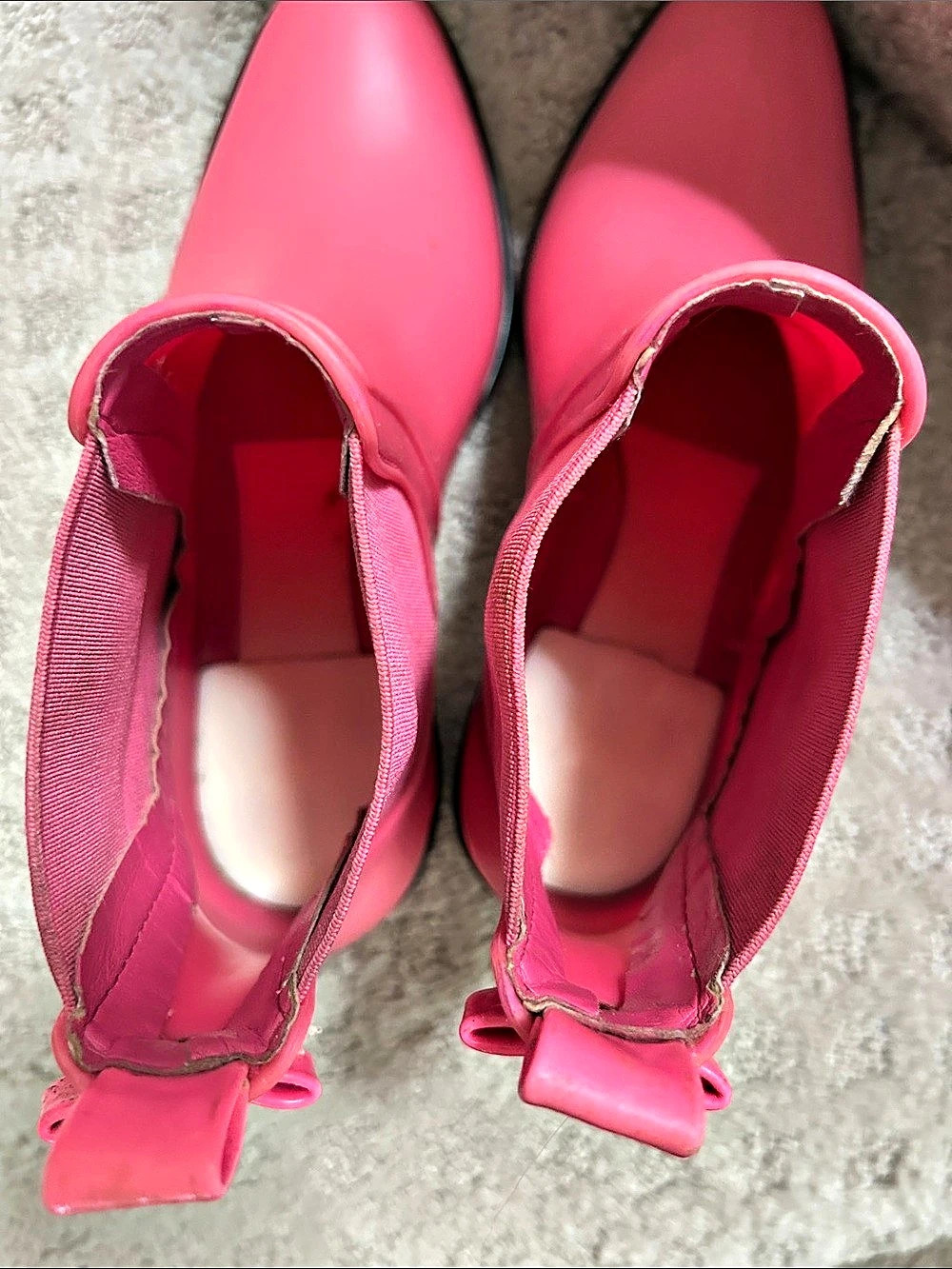 Kate spade Pink Ankle Rain Boots Size 6.5 READ - Picture 5 of 5